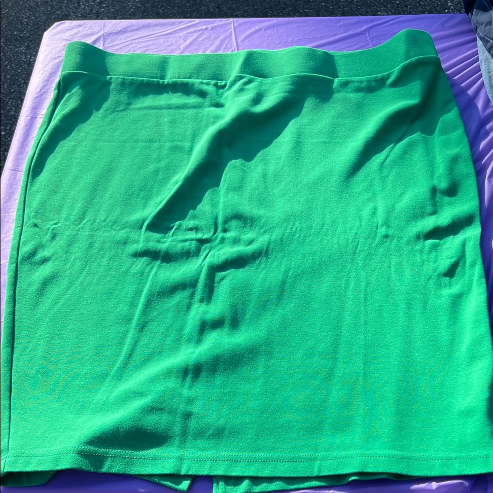 Torrid Vibrant Green Mini Skirt